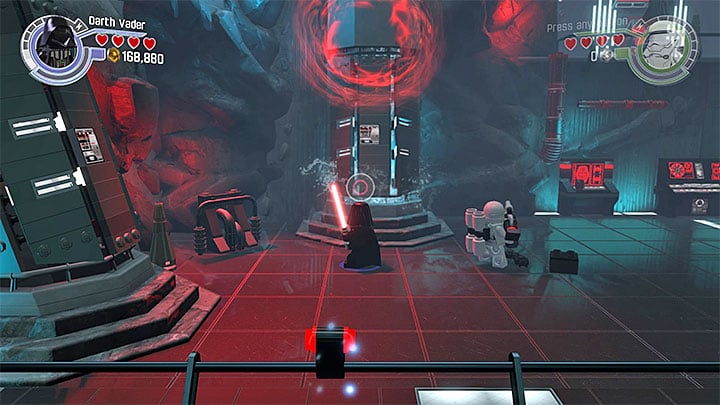 Special requirements: a character that uses the Force (e - Chapter 8 - Starkiller Sabotage | Minikits and red bricks - Minikits and red LEGO bricks - LEGO Star Wars: The Force Awakens Game Guide