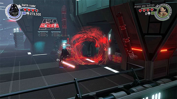 Special requirements: a character that uses the Force (e - Chapter 8 - Starkiller Sabotage | Minikits and red bricks - Minikits and red LEGO bricks - LEGO Star Wars: The Force Awakens Game Guide