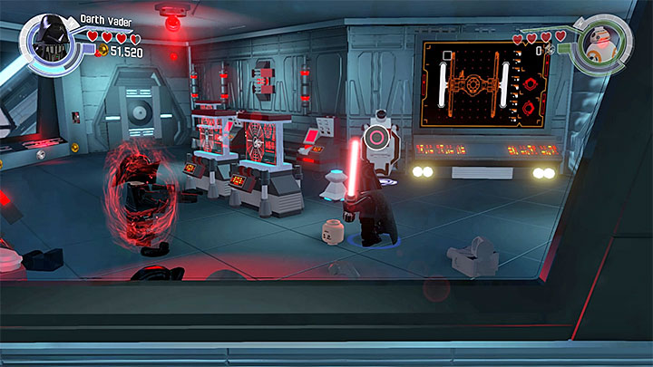 The third droid. - Chapter 2 - Escape from the Finalizer | Minikits and red bricks - Minikits and red LEGO bricks - LEGO Star Wars: The Force Awakens Game Guide