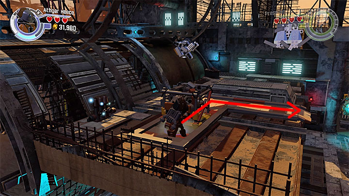 Push the cart so that it falls to the ground. - Lor San Tekkas Return | Walkthrough - Side missions - LEGO Star Wars: The Force Awakens Game Guide