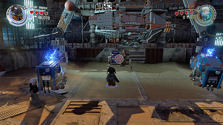 The central mechanism that must be destroyed. - Lor San Tekkas Return | Walkthrough - Side missions - LEGO Star Wars: The Force Awakens Game Guide