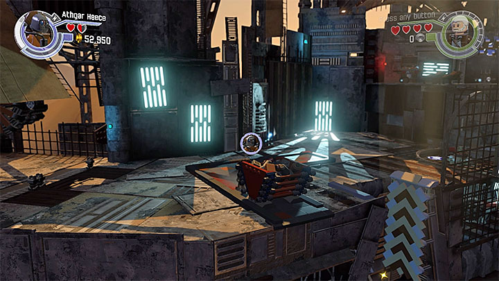 Push the second cart to use it to create a ladder. - Lor San Tekkas Return | Walkthrough - Side missions - LEGO Star Wars: The Force Awakens Game Guide