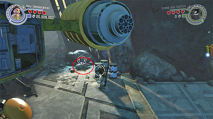 Special requirements: none - The Crimson Corsair | Minikits and red bricks - Minikits and red LEGO bricks - LEGO Star Wars: The Force Awakens Game Guide