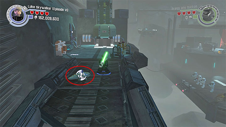 The last, third creature can be found just after you passed through the small hatch when playing for example as BB-8 - The Crimson Corsair | Minikits and red bricks - Minikits and red LEGO bricks - LEGO Star Wars: The Force Awakens Game Guide