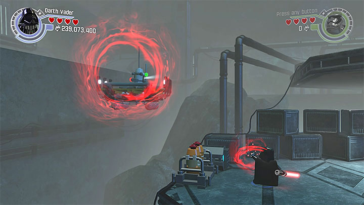 Special requirements: a character that uses Force (for example Luke or Darth Vader) - The Crimson Corsair | Minikits and red bricks - Minikits and red LEGO bricks - LEGO Star Wars: The Force Awakens Game Guide