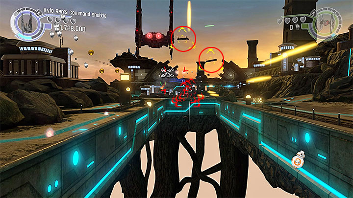 Special requirements: none - Ottegan Assault | Minikits and red bricks - Minikits and red LEGO bricks - LEGO Star Wars: The Force Awakens Game Guide