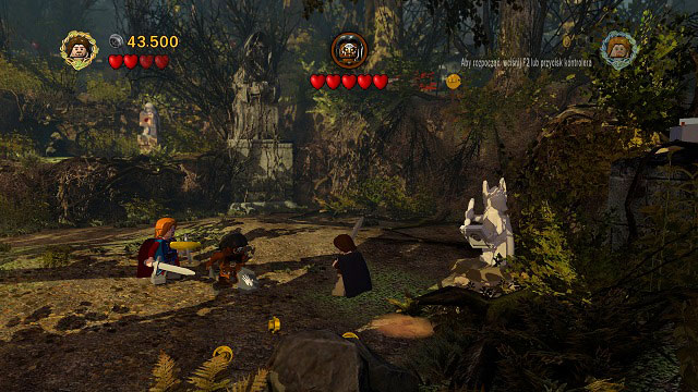 I'd recommend saving your game by the nearby statue - Amon Hen - Walkthrough - Act I - LEGO The Lord of the Rings - Game Guide and Walkthrough