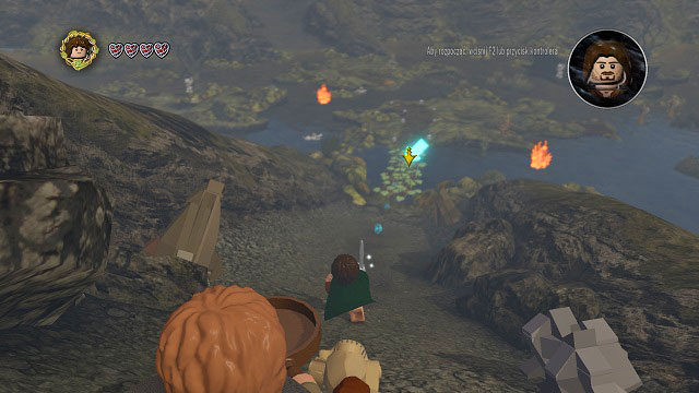 You're once again in Emyn Muil - Middle-Earth: Road to the Dead Marshes - Walkthrough - Act II - LEGO The Lord of the Rings - Game Guide and Walkthrough