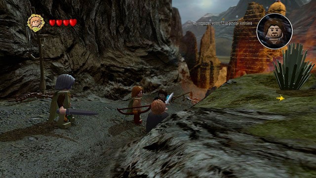 Watch the ending cutscene of the previous mission and you will once again be in control of the hobbits - Middle-Earth: Road to Osgiliath - Walkthrough - Act II - LEGO The Lord of the Rings - Game Guide and Walkthrough