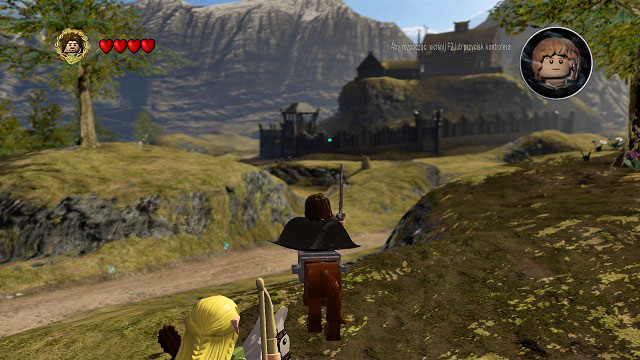 Once again you can choose between two team, though Osgiliath is still blocked - Middle-Earth: Road to Edoras - Walkthrough - Act II - LEGO The Lord of the Rings - Game Guide and Walkthrough