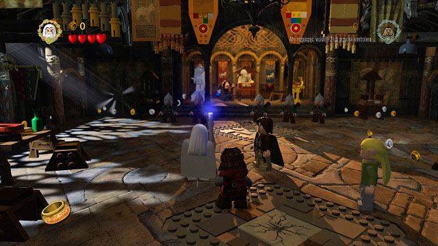 The mission begin in King Theoden's chamber - Warg Attack - Walkthrough - Act II - LEGO The Lord of the Rings - Game Guide and Walkthrough