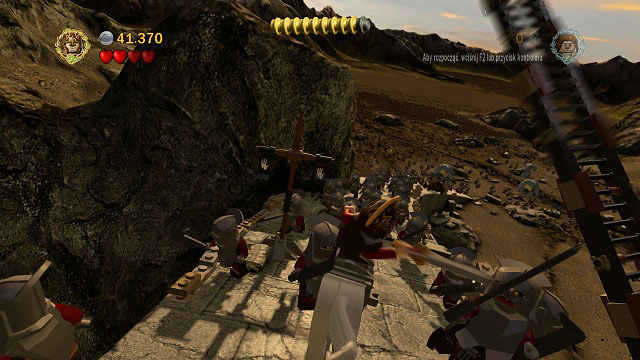 The gate has fallen - time to face Saruman's forces - Helm's Deep - Walkthrough - Act II - LEGO The Lord of the Rings - Game Guide and Walkthrough