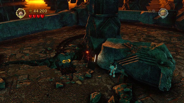 #3 - As you're going towards the left side of the room - The Mines of Moria - Collectibles - LEGO The Lord of the Rings - Game Guide and Walkthrough