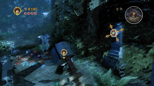 #3 - Where you enter a narrow tunnel with Frodo - Amon Hen - p. 1 - Collectibles - LEGO The Lord of the Rings - Game Guide and Walkthrough