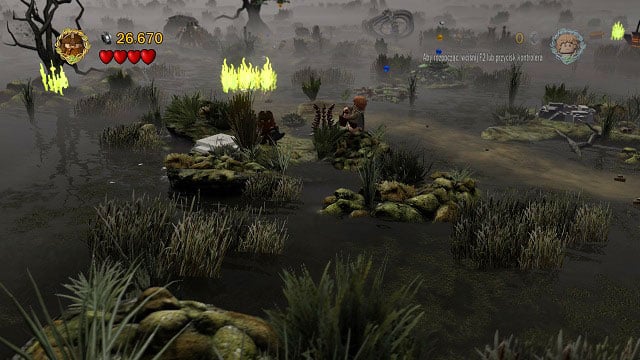 #5 - On the road leading to the large skeleton - The Dead Marshes - Collectibles - LEGO The Lord of the Rings - Game Guide and Walkthrough