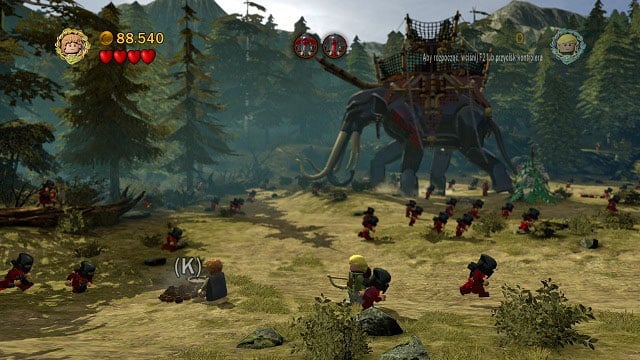 During the fight with the Mumakils, you need to head to the lower left corner of the map - The Dead Marshes - Collectibles - LEGO The Lord of the Rings - Game Guide and Walkthrough