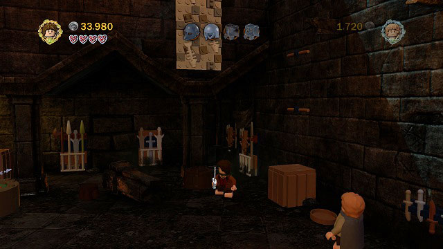 #2 To the right of the save points there are some LEGO pieces - just destroy them - Cirith Ungol - Collectibles - LEGO The Lord of the Rings - Game Guide and Walkthrough