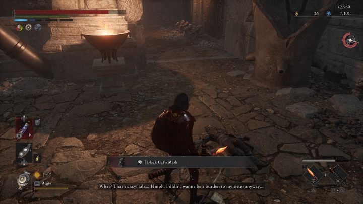 For defeating Black Cat you will receive 2960 Ergo and Black Cat's Mask - Lies of P: How to defeat the Black Cat boss? - Sidebars - Lies of P Guide