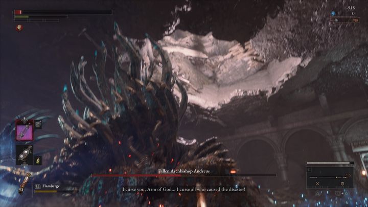 Also watch out for his horizontal attacks, as he will start spinning during the second phase - Lies of P: How to defeat the boss Fallen Archbishop Andreus? - Main - Lies of P Guide