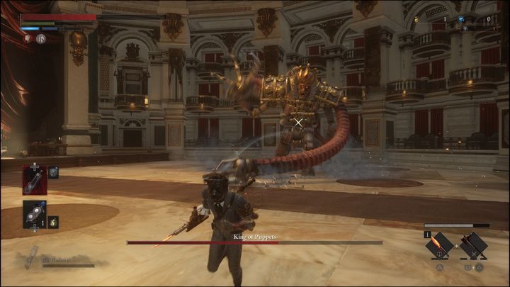 From now on, his attacks will increase in range, and he will also attack twice - Lies of P: How to defeat the Puppet King / Romeo, the Puppet King boss? - Main - Lies of P Guide