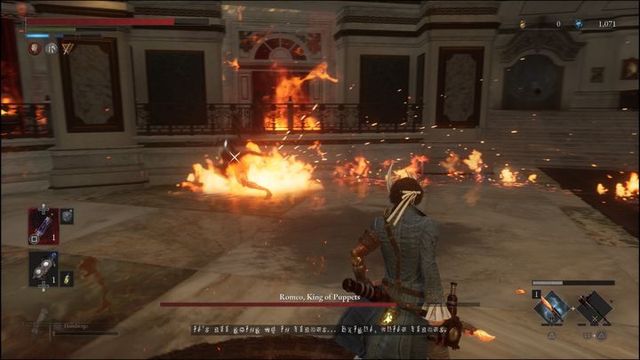 Romeo, King of Puppets can also use a fury attack - Lies of P: How to defeat the Puppet King / Romeo, the Puppet King boss? - Main - Lies of P Guide