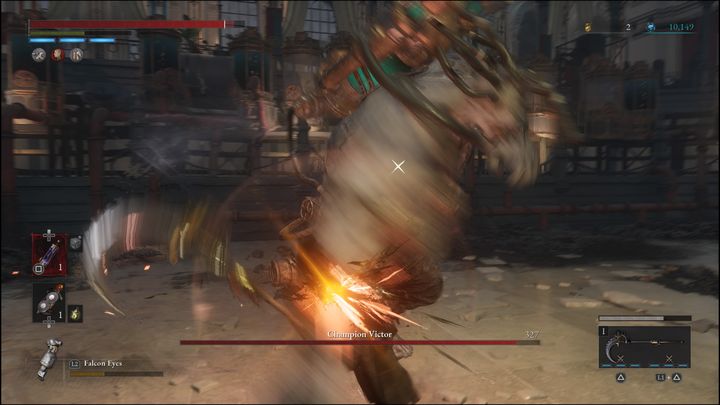 The first attack of the boss will most likely by a charge - Lies of P: How to defeat Champion Victor? - Main - Lies of P Guide