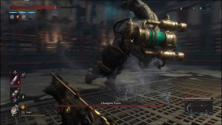 The boss often attacks with combinations - Lies of P: How to defeat Champion Victor? - Main - Lies of P Guide