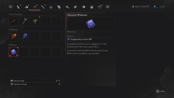 Wishstones do not replenish upon death or after resting at a Stargazer (unless you have multiple of a certain type) - Lies of P: What are Wishstones? - Basics - Lies of P Guide