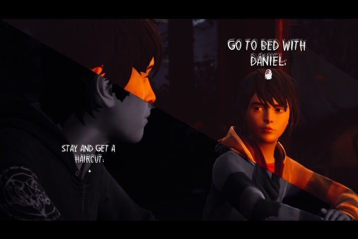 Choosing the second option will make Daniel angry - Chapter III - Daggers Drawn | Life is Strange 2 Episode 2 Walkthrough - Episode 3 Walkthrough - Life is Strange 2 Game Guide