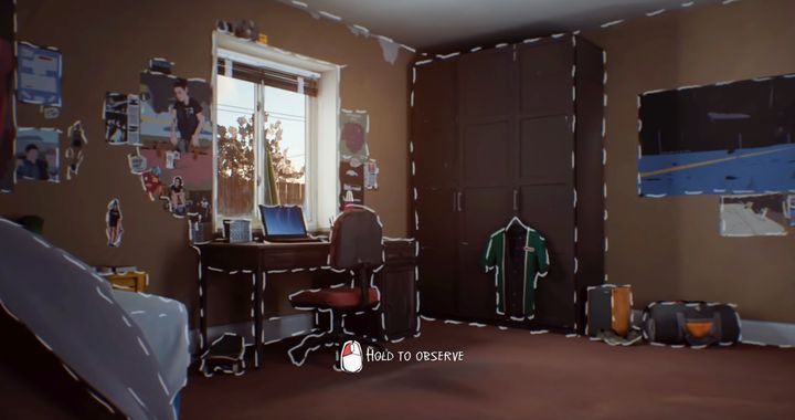 Analyze the layout of the room and move the sketch onto paper twice to complete the picture. - Chapter 1 - Lewis Avenue | Life is Strange 2 Episode 1 Walkthrough - Episode 1 Walkthrough - Life is Strange 2 Game Guide