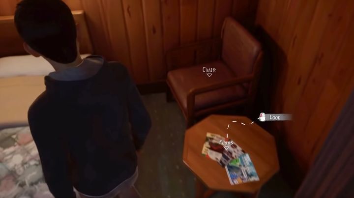 The chair, from which you will complete the final sketch of the game. - Secrets and sketches of Life is Strange 2 Episode 1 - Episode 1 Walkthrough - Life is Strange 2 Game Guide