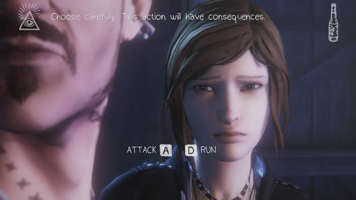 The first important choice happens right after you confront Damon - chapter 1 hereof - Important choices | Episode 1 - Awake - Episode 1 - Awake - Life Is Strange: Before the Storm Game Guide