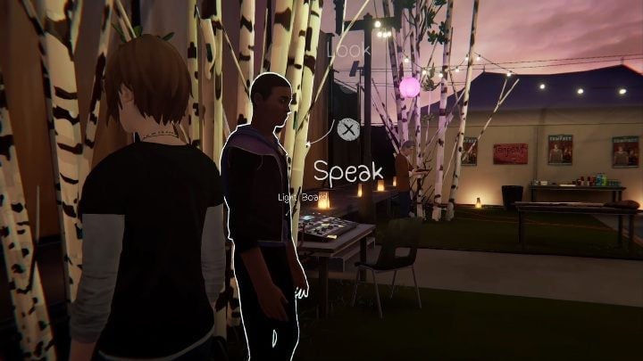 Hayden is standing near the tree - Chapter 4 Life Is Strange: Before the Storm Episode 2 Brave New World - Episode 2 - Brave New World - Life Is Strange: Before the Storm Game Guide