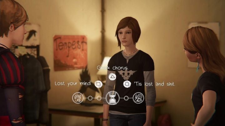 The circles shown on the screen represent the number of points you must get in order to win - Chapter 4 Life Is Strange: Before the Storm Episode 2 Brave New World - Episode 2 - Brave New World - Life Is Strange: Before the Storm Game Guide