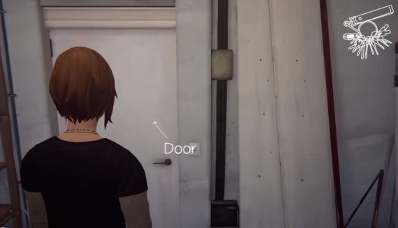 Once you manipulate Samuel to leave the utility room, you can paint graffiti on the door - Graffiti Life Is Strange: Before the Storm Episode 2 Brave New World - Episode 2 - Brave New World - Life Is Strange: Before the Storm Game Guide
