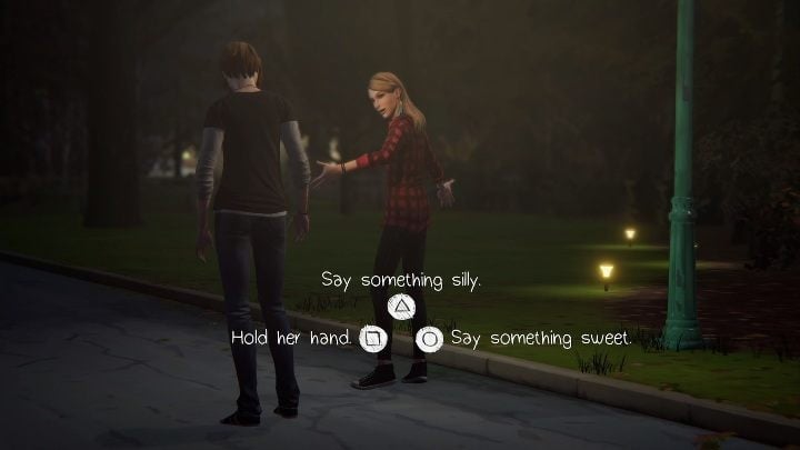 1)Hold Her hand - Chapter 5 Life Is Strange: Before the Storm Episode 2 Brave New World - Episode 2 - Brave New World - Life Is Strange: Before the Storm Game Guide