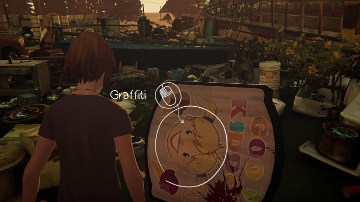 After you do that, youll be able to take the ninth graffiti - All Graffiti in Episode 1 Life Is Strange: Before The Storm - Episode 1 - Awake - Life Is Strange: Before the Storm Game Guide