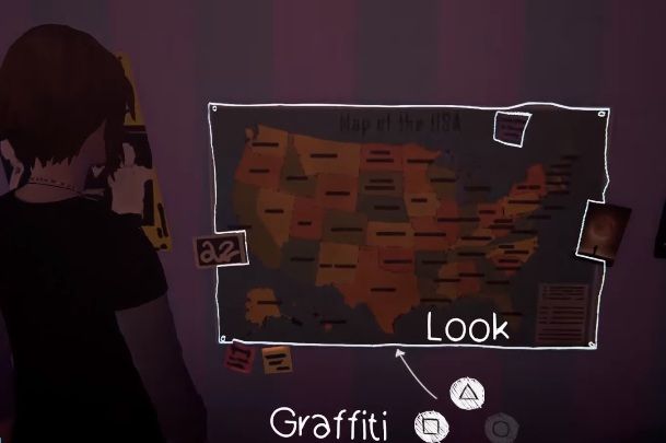 The first graffiti in this episode is in Rachels room - Graffiti Life Is Strange: Before the Storm Episode 3 Hell is Empty - Episode 3 - Hell is Empty - Life Is Strange: Before the Storm Game Guide