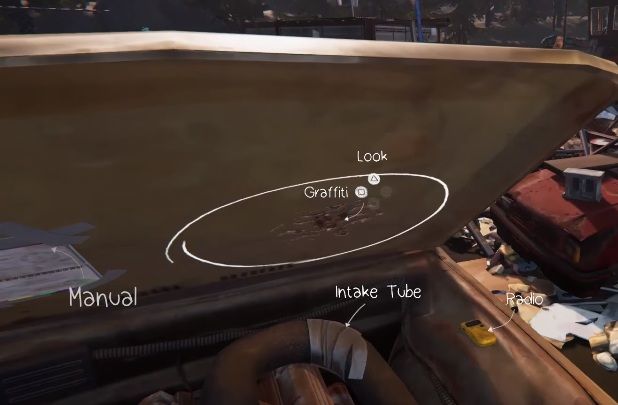 The fifth graffiti can be done while you are in the junkyard - Graffiti Life Is Strange: Before the Storm Episode 3 Hell is Empty - Episode 3 - Hell is Empty - Life Is Strange: Before the Storm Game Guide