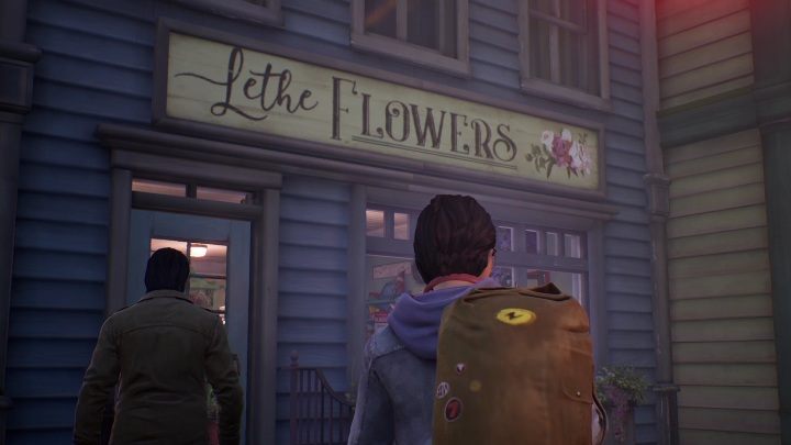 The first shop you visit is a florist's - Life is Strange True Colors: Meeting brother, visiting the city - walkthrough - Life is Strange True Colors: Chapter 1 Side A - Life is Strange True Colors Guide