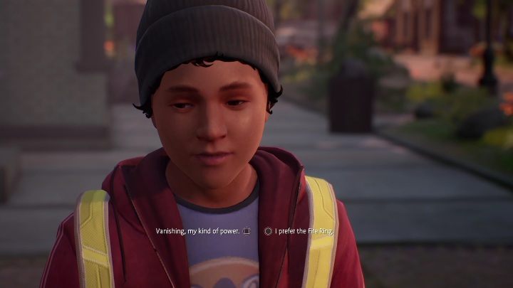 The boy will tell you about his favorite superhero - Life is Strange True Colors: Meeting brother, visiting the city - walkthrough - Life is Strange True Colors: Chapter 1 Side A - Life is Strange True Colors Guide