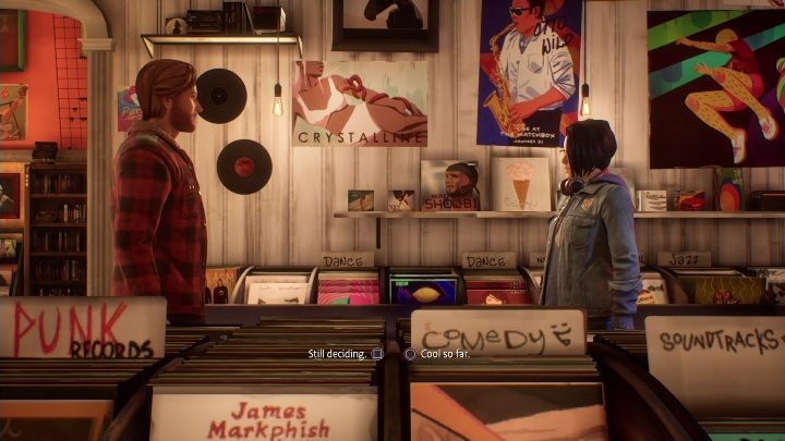 You'll have a brief conversation with the man - Life is Strange True Colors: Vinyl shop - walkthrough - Life is Strange True Colors: Chapter 1 Side A - Life is Strange True Colors Guide