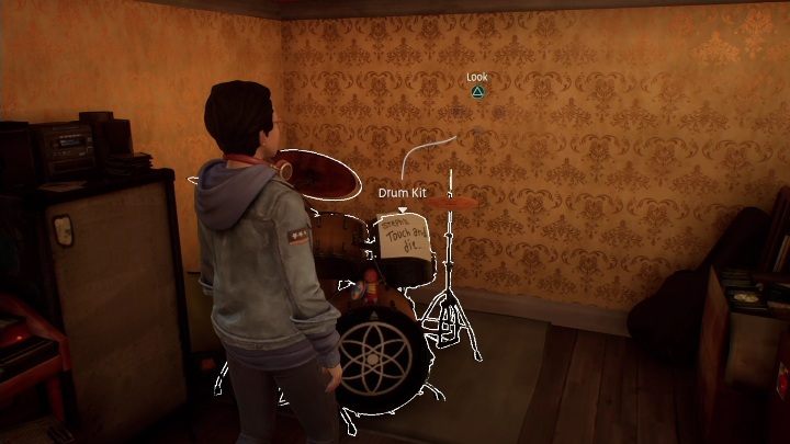 Exploring the store, you will find the drums - Life is Strange True Colors: Vinyl shop - walkthrough - Life is Strange True Colors: Chapter 1 Side A - Life is Strange True Colors Guide