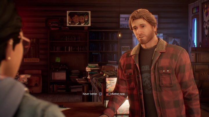 When Steph leaves, Ryan will ask you how you feel - Life is Strange True Colors: Vinyl shop - walkthrough - Life is Strange True Colors: Chapter 1 Side A - Life is Strange True Colors Guide