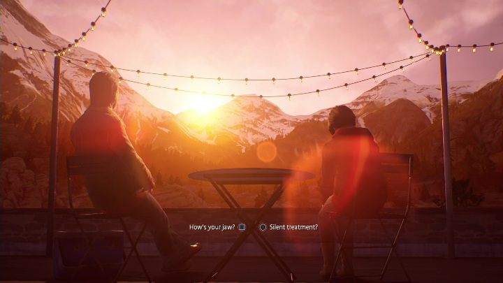 Alex will be sad and frightened, she's scared she hurt her brother and feels terrible because of her sudden anger outburst - Life is Strange True Colors: Talking to your brother - walkthrough - Life is Strange True Colors: Chapter 1 Side A - Life is Strange True Colors Guide