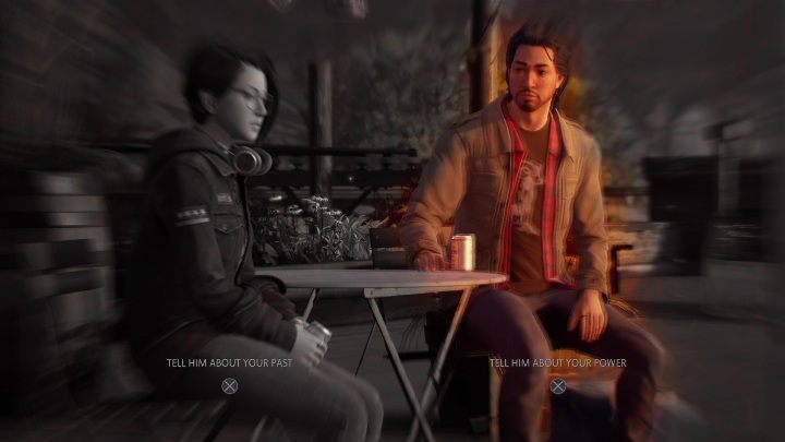 You can talk about your past or your powers - Life is Strange True Colors: Talking to your brother - walkthrough - Life is Strange True Colors: Chapter 1 Side A - Life is Strange True Colors Guide