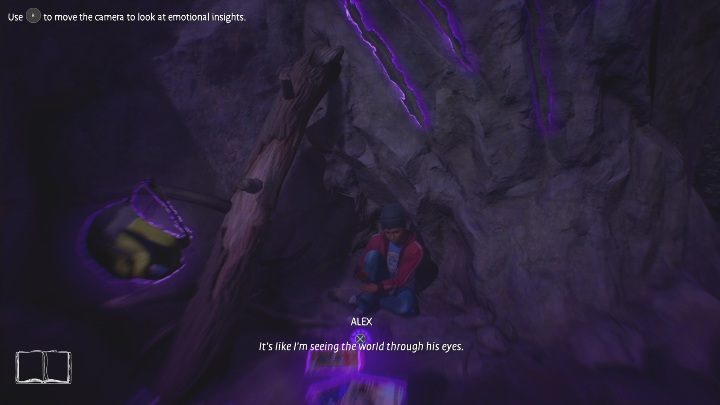 Alex will see a monster's tracks - Life is Strange True Colors: Search for Ethan - walkthrough - Life is Strange True Colors: Chapter 1 Side A - Life is Strange True Colors Guide