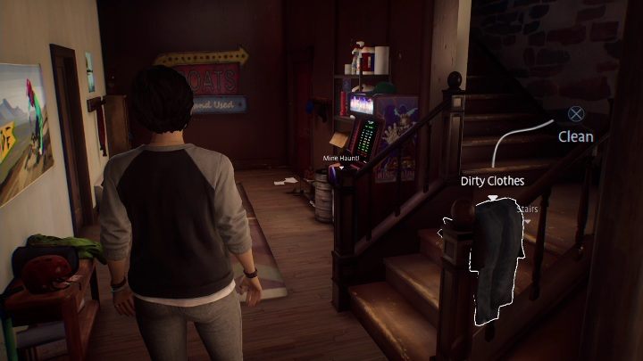 The last thing you need to do is getting the dirty clothes - Life is Strange True Colors: Time for yourself - walkthrough - Life is Strange True Colors: Chapter 2 Lanterns - Life is Strange True Colors Guide