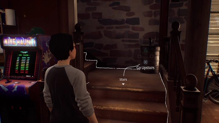 This is another optional task, you can go upstairs onto the terrace - Life is Strange True Colors: Time for yourself - walkthrough - Life is Strange True Colors: Chapter 2 Lanterns - Life is Strange True Colors Guide
