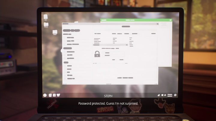However, it will soon turn out that you won't have access to the files - Life is Strange True Colors: Preparation - walkthrough - Life is Strange True Colors: Chapter 3 Monster or Mortal - Life is Strange True Colors Guide